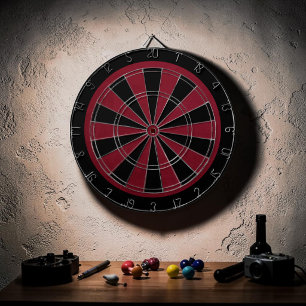 Benutzerdefiniertes Grunge Rot Spiel Dartscheibe