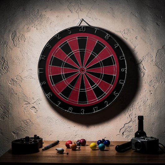 Benutzerdefiniertes Grunge Rot Spiel Dartscheibe