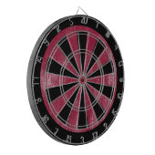 Benutzerdefiniertes Grunge-Rot-Spiel Dartscheibe (Vorderseite Links)