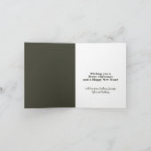 Benutzerdefiniertes Grußgeklapptes Foto Feiertagskarte (Innenseite)