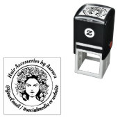 Benutzerdefiniertes Haarzubehör Logo für kleine Un Permastempel (Beispiel)