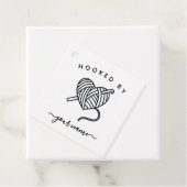 Benutzerdefiniertes Häkel- oder Stricklabel für Ha Geschenkanhänger (Beispiel)