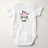 Benutzerdefiniertes Halloween-Bodysuit, benutzerde Baby Strampler (Rückseite)