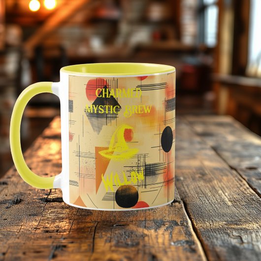 Benutzerdefiniertes Halloween - Hexenhut-Mystische Tasse