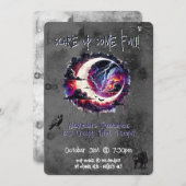 Benutzerdefiniertes Halloween-Party Einladen von C Einladung (Vorne/Hinten)