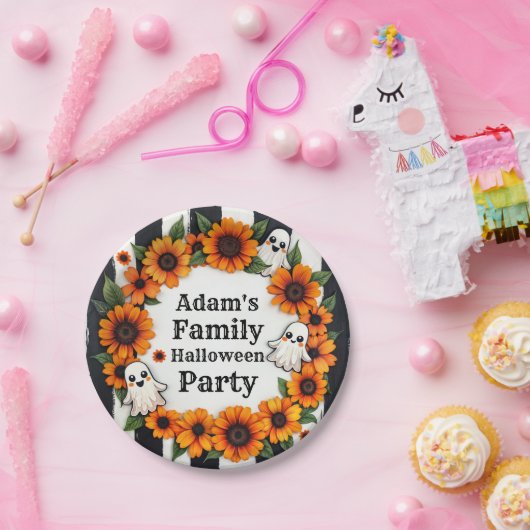 Benutzerdefiniertes Halloween-Party - Personalisie Pappteller (Party)