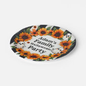 Benutzerdefiniertes Halloween-Party - Personalisie Pappteller (Schrägansicht)