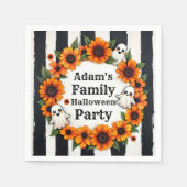 Benutzerdefiniertes Halloween-Party - Personalisie Serviette (Vorderseite)