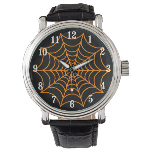Benutzerdefiniertes Halloween-Spider-Web Armbanduhr