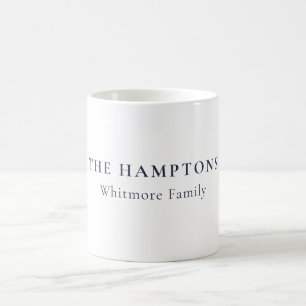 Benutzerdefiniertes Hamptons New York Preppy Coast Kaffeetasse