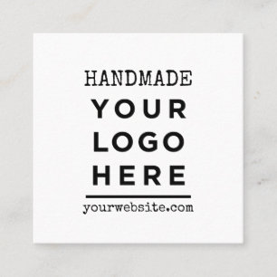Benutzerdefiniertes, handgefertigtes Firmenlogo Quadratische Visitenkarte