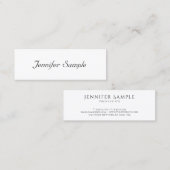 Benutzerdefiniertes, handgeschriebenes Skript Beru Mini Visitenkarte (Vorne/Hinten)