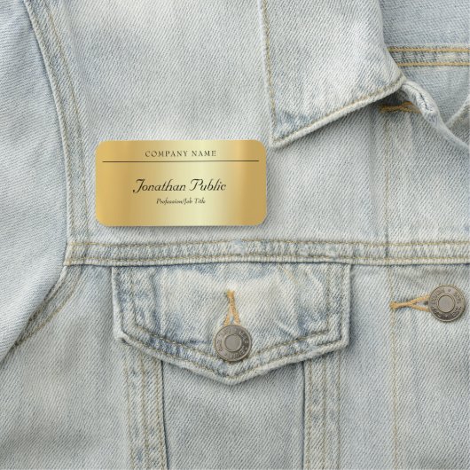 Benutzerdefiniertes handgeschriebenes Skript Elega Namensschild (Beispiel)