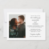 Benutzerdefiniertes handgeschriebenes Skript mit 2 Einladung (Rückseite)