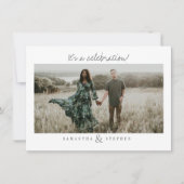 Benutzerdefiniertes handgeschriebenes Skript mit 2 Einladung (Vorderseite)