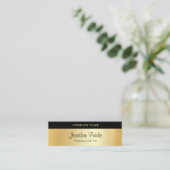 Benutzerdefiniertes handgeschriebenes Skript Moder Mini Visitenkarte (Stehend Vorderseite)