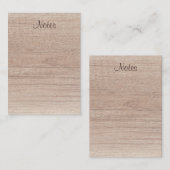 Benutzerdefiniertes handgeschriebenes Skript Natur Mitteilungskarte (Vorne/Hinten)