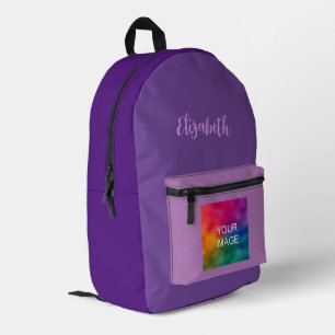 Benutzerdefiniertes handgeschriebenes Skript Royal Bedruckter Rucksack