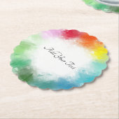 Benutzerdefiniertes Handschriftzeichen für moderne Untersetzer (angewinkelt)