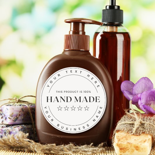 Benutzerdefiniertes Handy für kleine Unternehmen Runder Aufkleber