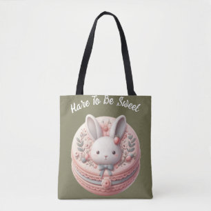 Benutzerdefiniertes Hase-soll-süß-süßes-Hasen-Maca Tasche
