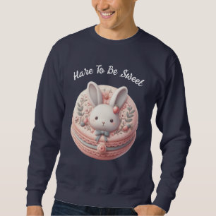 Benutzerdefiniertes Hase süß niedlich Kaninchen Ma Sweatshirt
