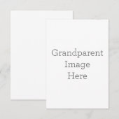 8.89 cm x 12.7 cm Flache Dankeskarte (Vorne/Hinten)