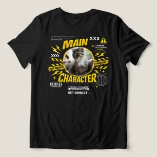 Benutzerdefiniertes Hauptdarsteller-Katzenliebhabe Tri-Blend Shirt