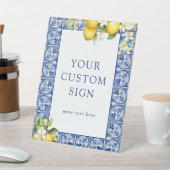 Benutzerdefiniertes Hauptkennzeichen für Zitronen Sockelschild (In SItu)