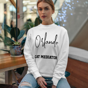 Benutzerdefiniertes Haustier Betreuer Skript Stadt Sweatshirt