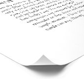 Benutzerdefiniertes Haustier-Foto Poster (Ecke)