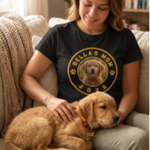 Benutzerdefiniertes Haustier-Foto-Shirt, Hund & Ka