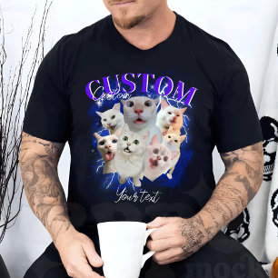Benutzerdefiniertes Haustier, Retro Graphic 90s He T-Shirt