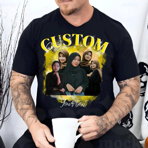 Benutzerdefiniertes Haustier, Retro Graphic 90s He T-Shirt