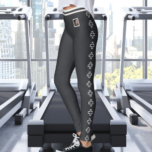 Benutzerdefiniertes Haustierfoto Cute Neutrales Kr Leggings
