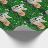 Benutzerdefiniertes Haustierfoto Geschenkpapier (Ecke)