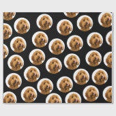 Benutzerdefiniertes Haustierfoto Geschenkpapier (Flach)