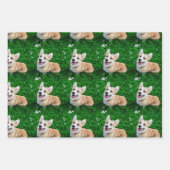 Benutzerdefiniertes Haustierfoto Geschenkpapier Set (Vorderseite 3)
