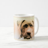 Benutzerdefiniertes Haustierfoto Kaffeetasse (VorderseiteRechts)