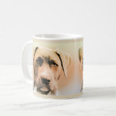 Benutzerdefiniertes Haustierfoto Kaffeetasse (Vorderseite Links)