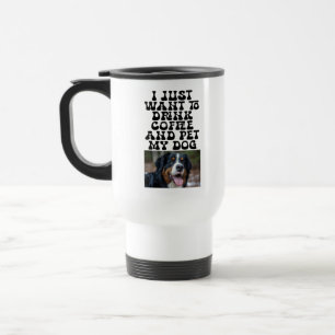 Benutzerdefiniertes Haustierfoto - Lustig Kaffee t Reisebecher