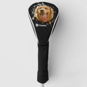 Benutzerdefiniertes Haustierfoto & Name Golf Headcover