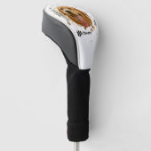 Benutzerdefiniertes Haustierfoto & Name Golf Headcover (angewinkelt)