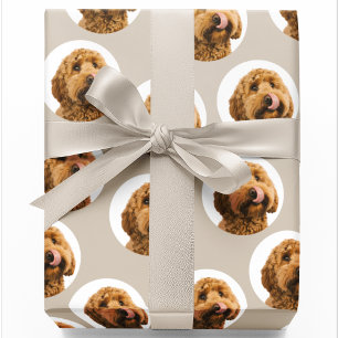 Benutzerdefiniertes Haustierfoto Personalisiert Geschenkpapier