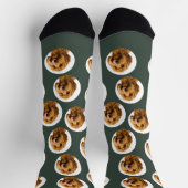 Benutzerdefiniertes Haustierfoto | Personalisierte Socken (Oben)