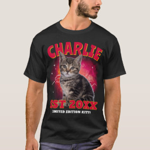 Benutzerdefiniertes Haustierfoto Personalisiertes T-Shirt