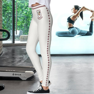 Benutzerdefiniertes Haustierliebhaber-Neutral-Rose Leggings