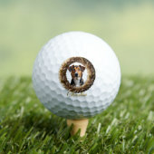 Benutzerdefiniertes Haustierporträt – Einfach ein Golfball (Insitu T-Shirt)