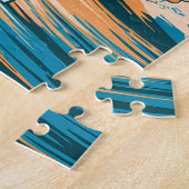 Benutzerdefiniertes Hawaii Surfen Retro Vintag Wav Puzzle (Seite)