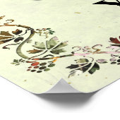 Benutzerdefiniertes hebräisches Begrüßungszeichen Poster (Ecke)